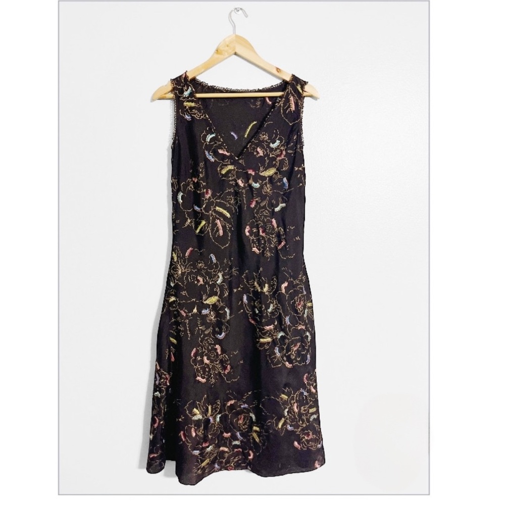 Meghan Park Vintage Sequin Embroidered Dress